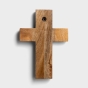 Be Still - Wood and Metal Wall Cross