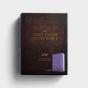 CSB Tony Evans Study Bible - Purple LeatherTouch