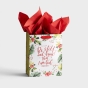 Be Still - Medium Christmas Gift Bag with Tissue