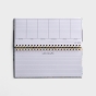 Live With Purpose - Floral - Undated Desktop Weekly Planner Pad Scheduler