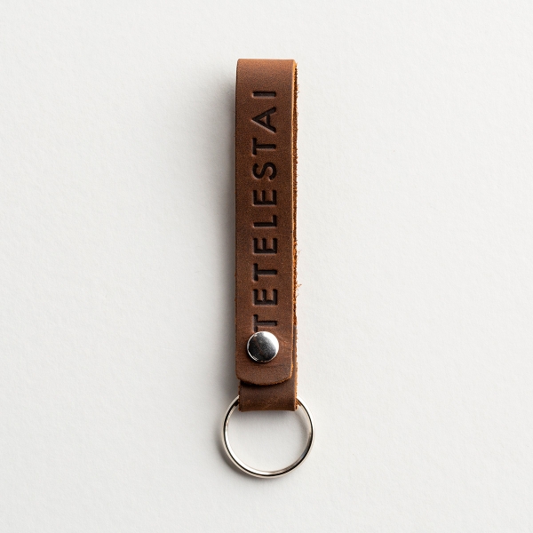 Tetelestai - Leather Keychain