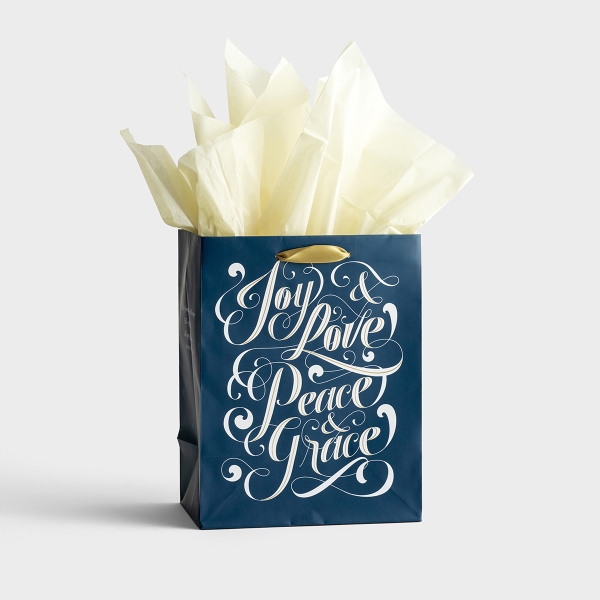 Joy and Love - Medium Gift Bag with Tissue