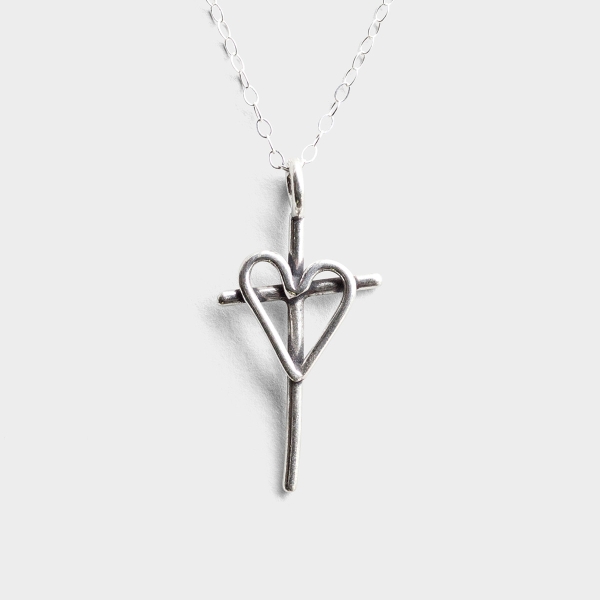 For God So Loved the World - Sterling Silver Pendant Necklace