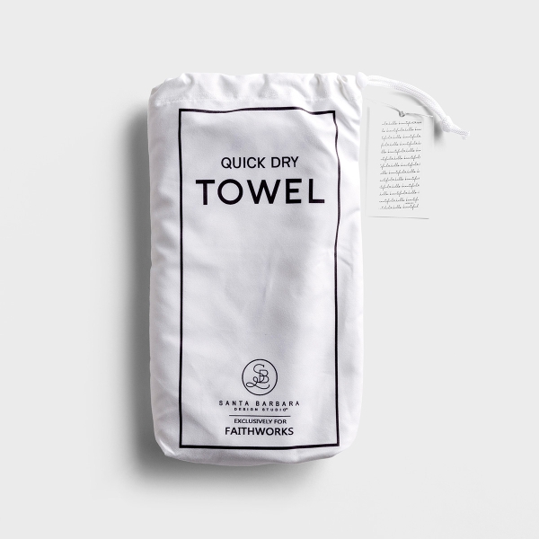 Hello Beautiful - Quick Dry Towel with Travel Bag