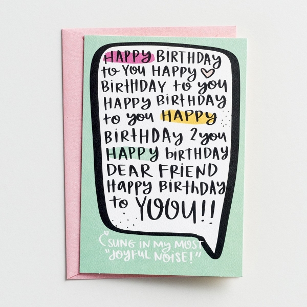 Shanna Noel - Birthday - Happy Birthday Dear Friend - 1 Premium Card