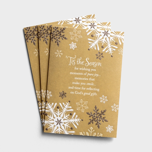 Christmas - 'Tis the Season - 3 Premium Cards, KJV