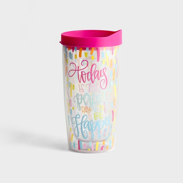 Maghon Taylor - Perfect Day To Be Happy - Insulated Tumbler