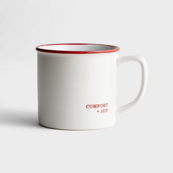 Comfort + Joy - Stoneware Christmas Mug