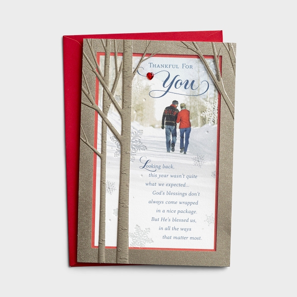 Christmas - Spouse - A Hard Year - 1 Premium Card