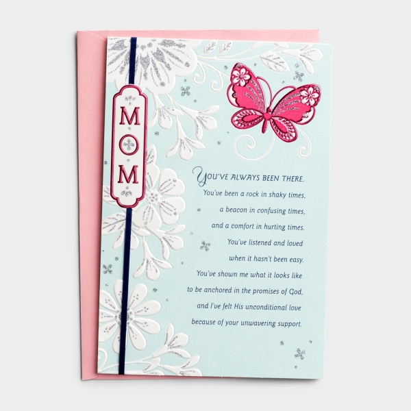Birthday - Mom - Always There - 1 Greeting Card