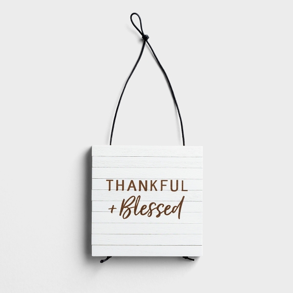 Thankful + Blessed/Wonders of His Love - Expandable Trivet, Reversible