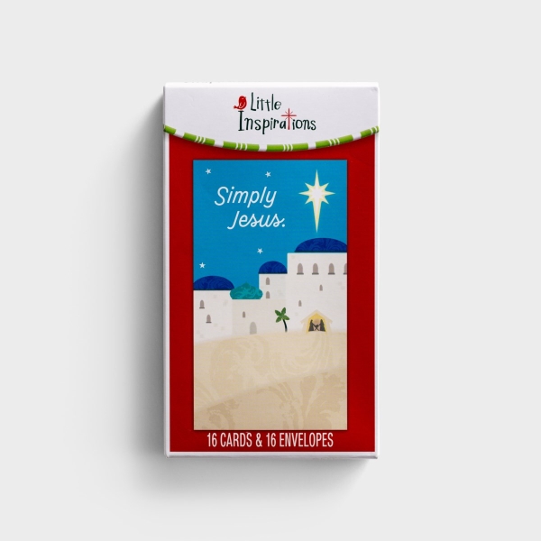 Little Inspirations - Simply Jesus - 16 Christmas Boxed Cards