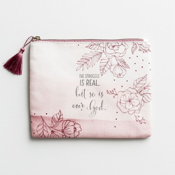 The Struggle Is Real - Canvas Pouch