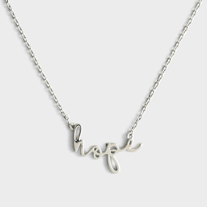 Hope - Silver Necklace