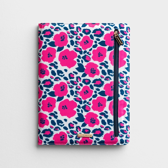 Canvas Portfolio Notebook - Wild Posy