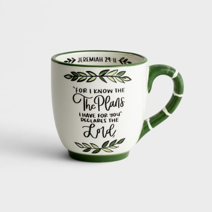 For I Know The Plans, Jeremiah 29:11 - Ceramic Mug