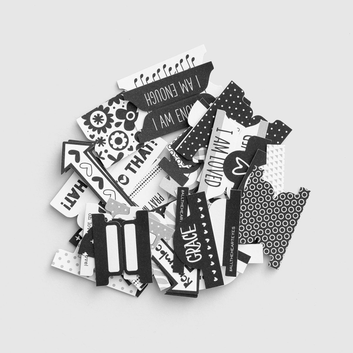 Illustrated Faith - Black & White - 47-Piece Tabs