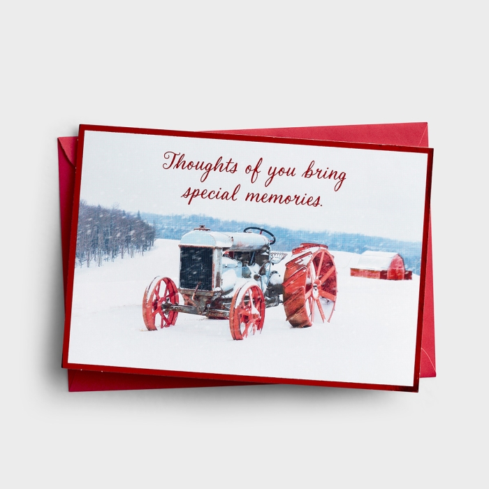 Special Memories Tractor - 18 Christmas Boxed Cards