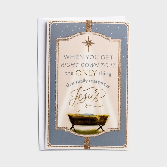 50th Anniversary Edition - The Only Thing That Really Matters is Jesus - 18 Christmas Boxed Cards