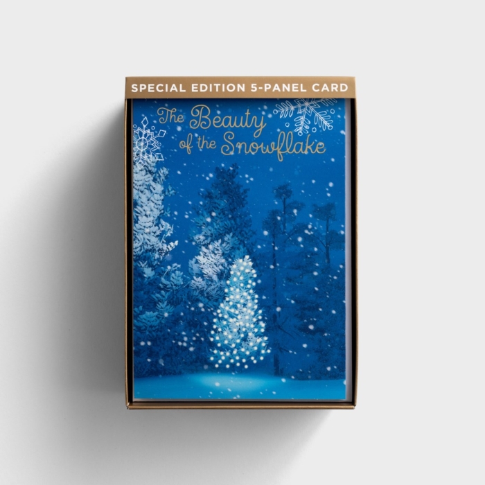 The Beauty of the Snowflake - 18 Christmas Boxed Cards - Special Edition 5-Panel