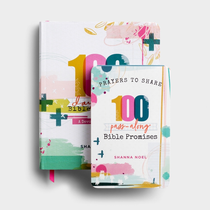 Shanna Noel - 100 Days of Bible Promises - Book & Prayers to Share Gift Set
