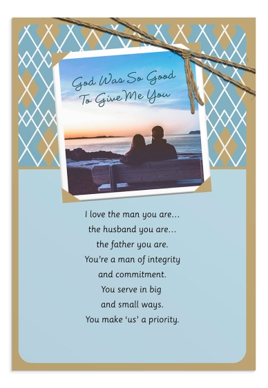 Father's Day - For Husband - The Man You Are - 1 Greeting Card
