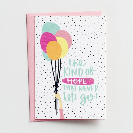 Shanna Noel - Encouragement - Hope That Never Lets Go - 1 Premium Card 