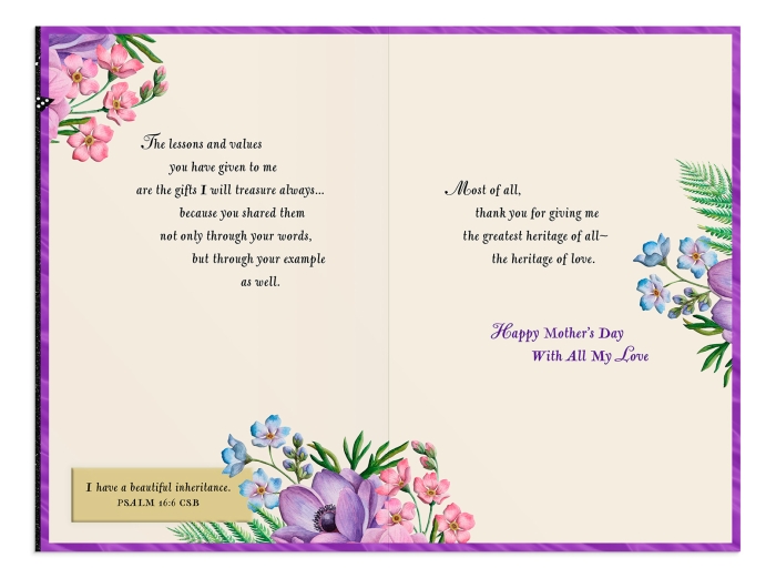 Mother's Day - Mom - The Older I Grow - 1 Greeting Card