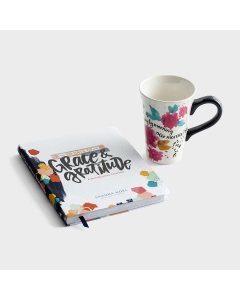 100 Days of Grace & Gratitude Book & Illustrated Faith Mug Gift Set