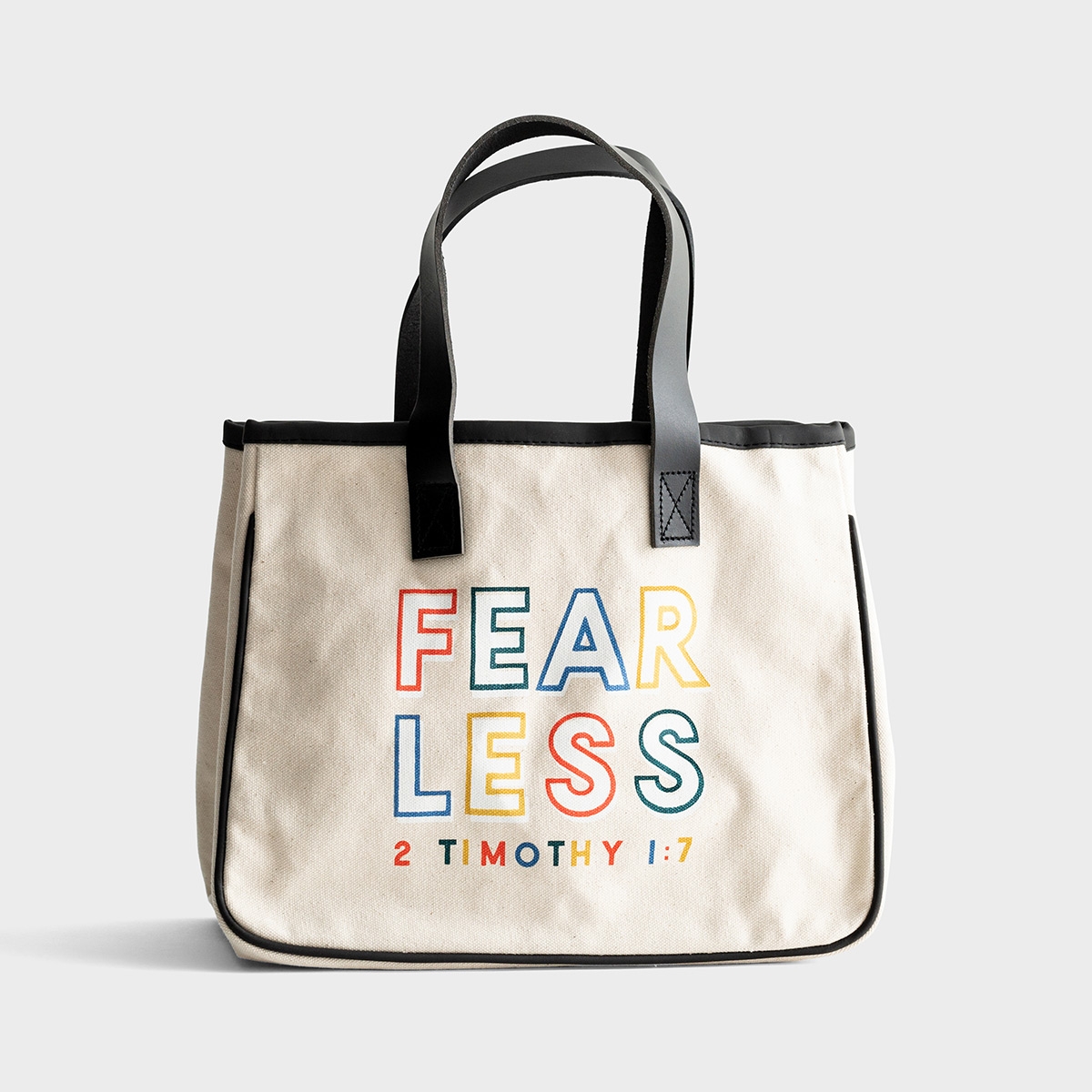 Mini Canvas Tote Bag - Fearless
