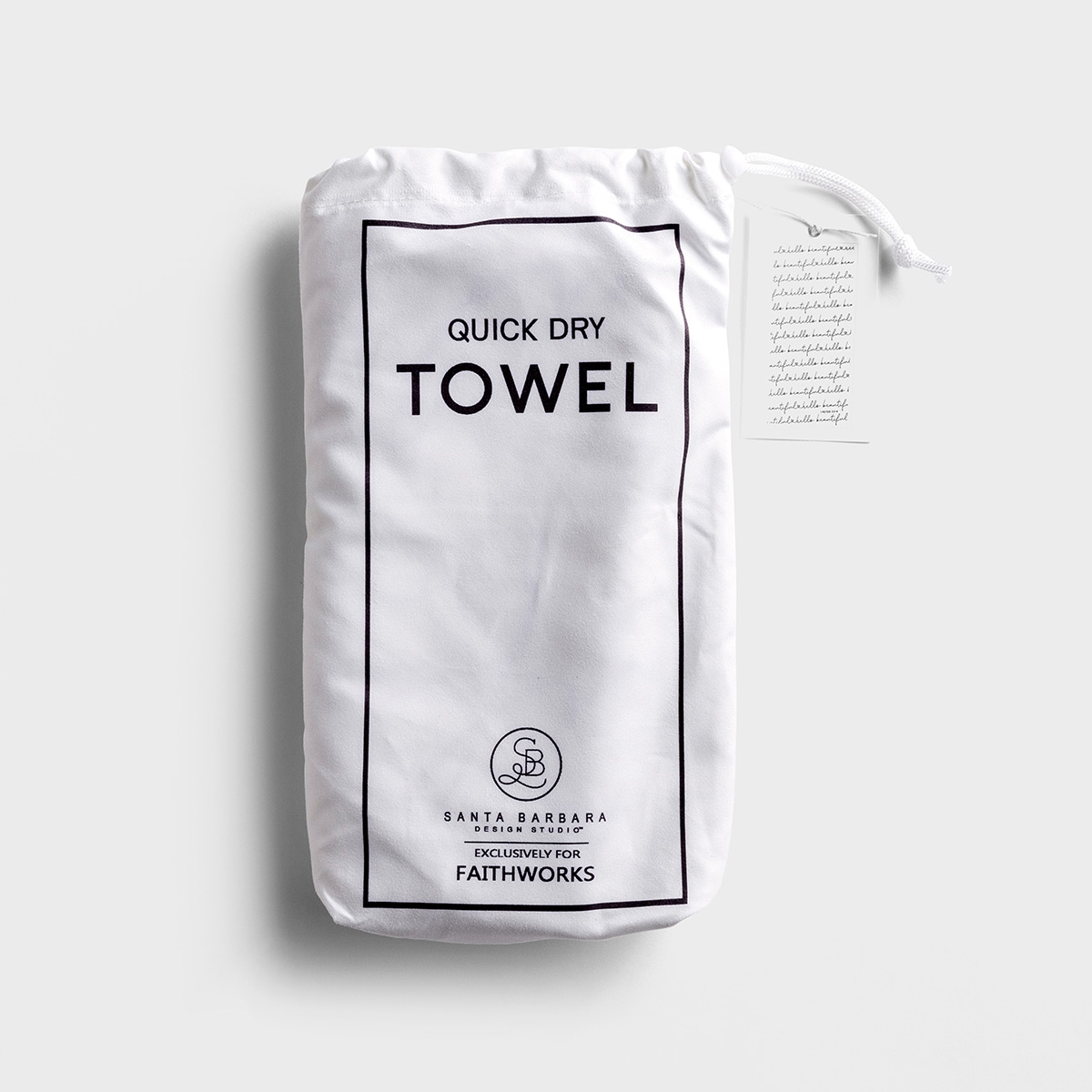 Hello Beautiful - Quick Dry Towel with Travel Bag