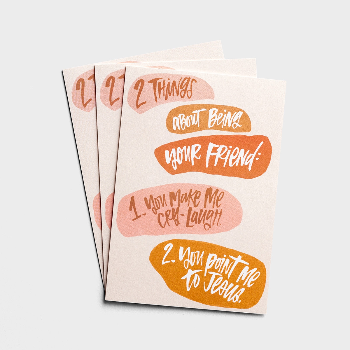 Katygirl - Friendship - 2 Things About Being Your Friend - 3 Premium Cards