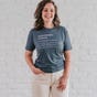 Candace Cameron Bure - Inpowered Woman - Heather Navy - Relaxed Fit T-Shirt