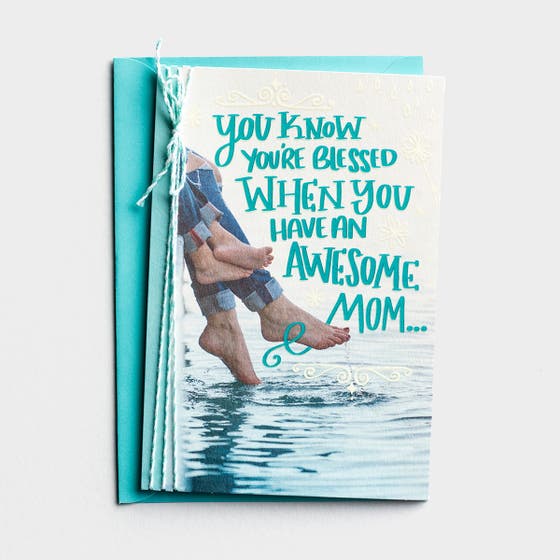 Mother's Day - Mom - An Awesome Mom - 1 Premium Card