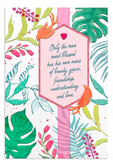 Birthday - Wife - Oasis Of Beauty - 1 Greeting Card