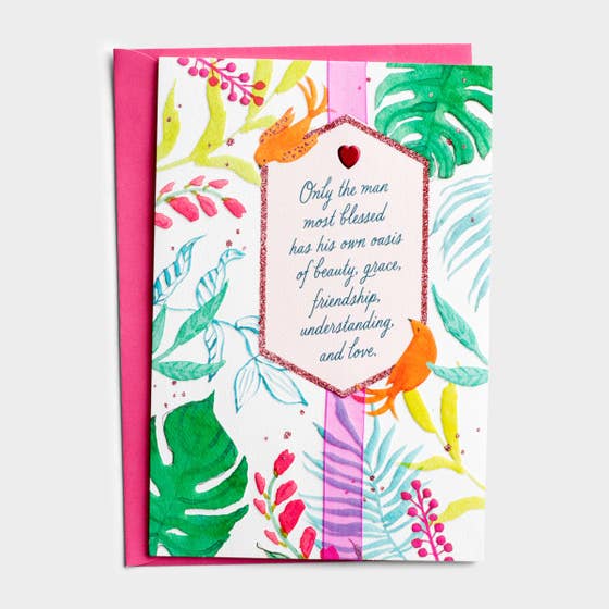 Birthday - Wife - Oasis Of Beauty - 1 Greeting Card
