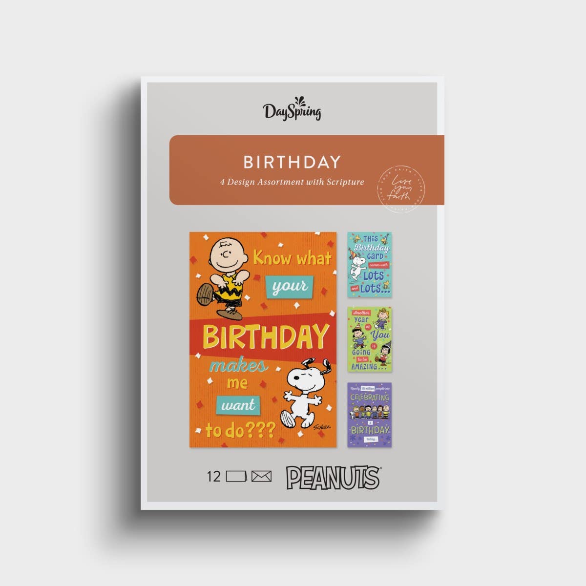 Peanuts® - Happy Birthday - 12 Boxed Cards and Envelopes