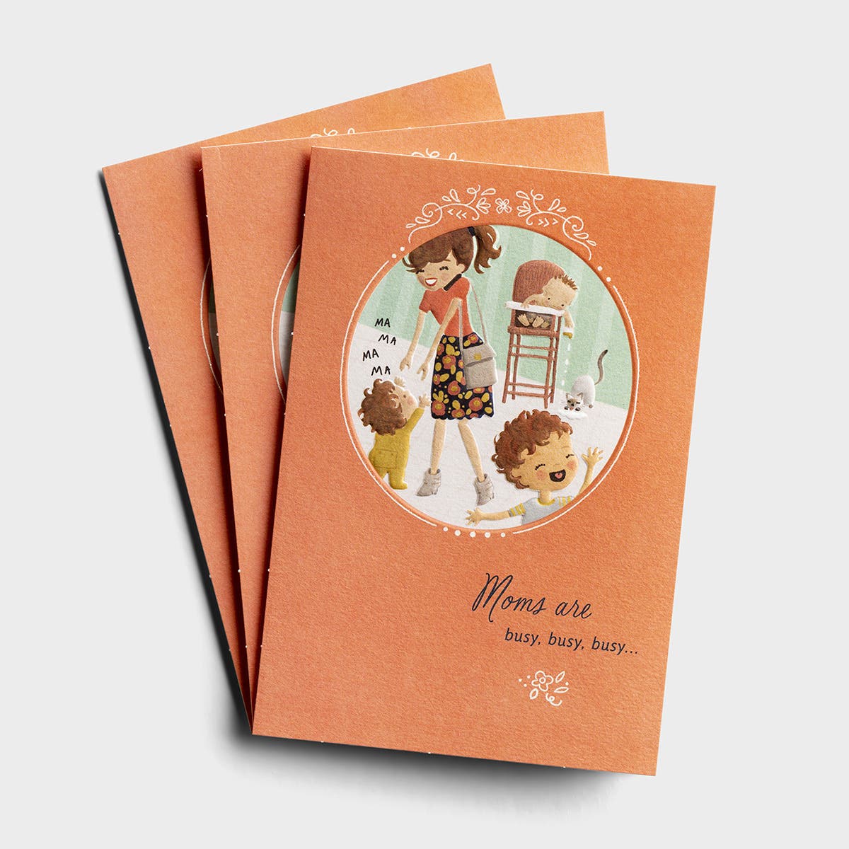 Hey Momma - Busy and Blessed - 3 Premium Cards
