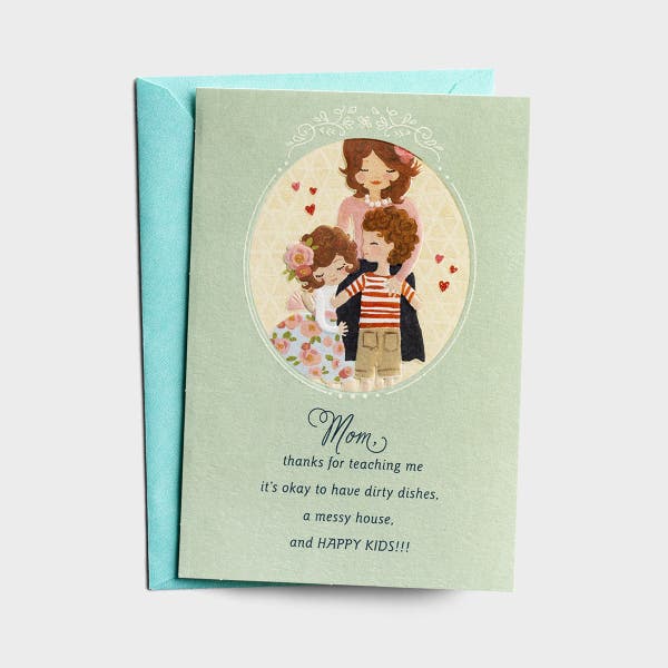 Hey Momma! - Thanks For Teaching Me, Mom - 1 Premium Card