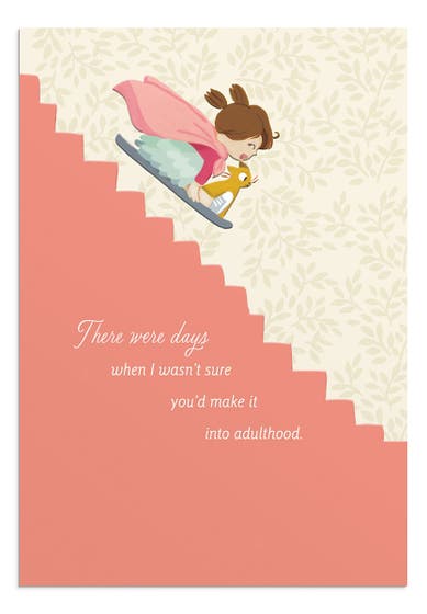 Hey Momma - Mom to Daughter - 1 Greeting Card