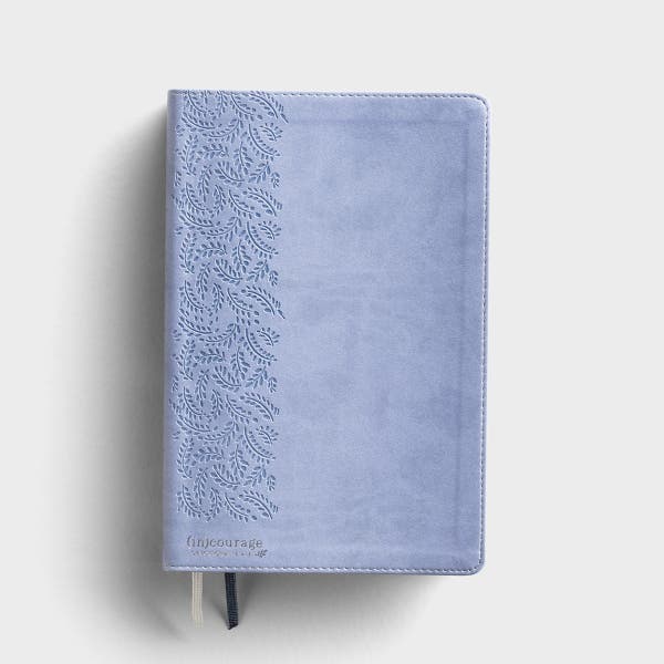 CSB (in)courage Devotional Bible - Blue LeatherTouch®
