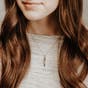  God's Heart For You - Dainty Bar Necklace - Gold