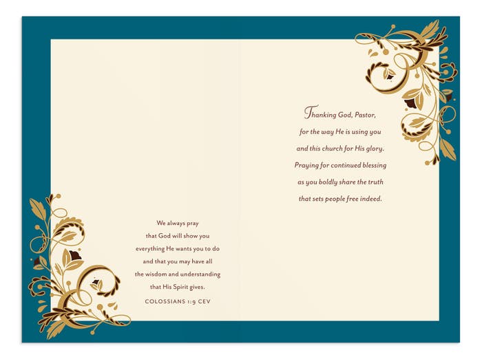 Ministry Appreciation - Pastor - Authentic Ministry - 1 Greeting Card