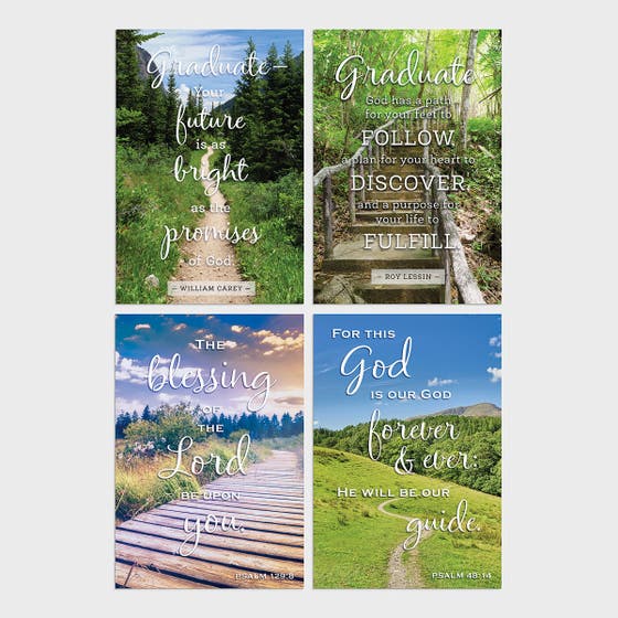 Graduation - Paths - 12 Boxed Cards, KJV