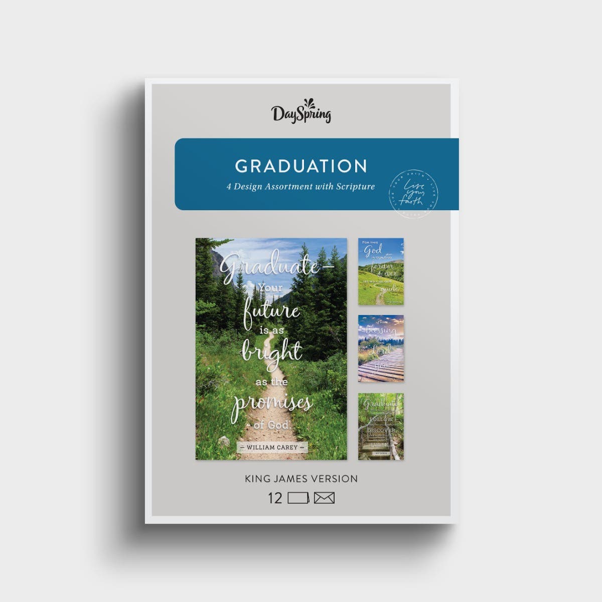 Graduation - Paths - 12 Boxed Cards and Envelopes, KJV