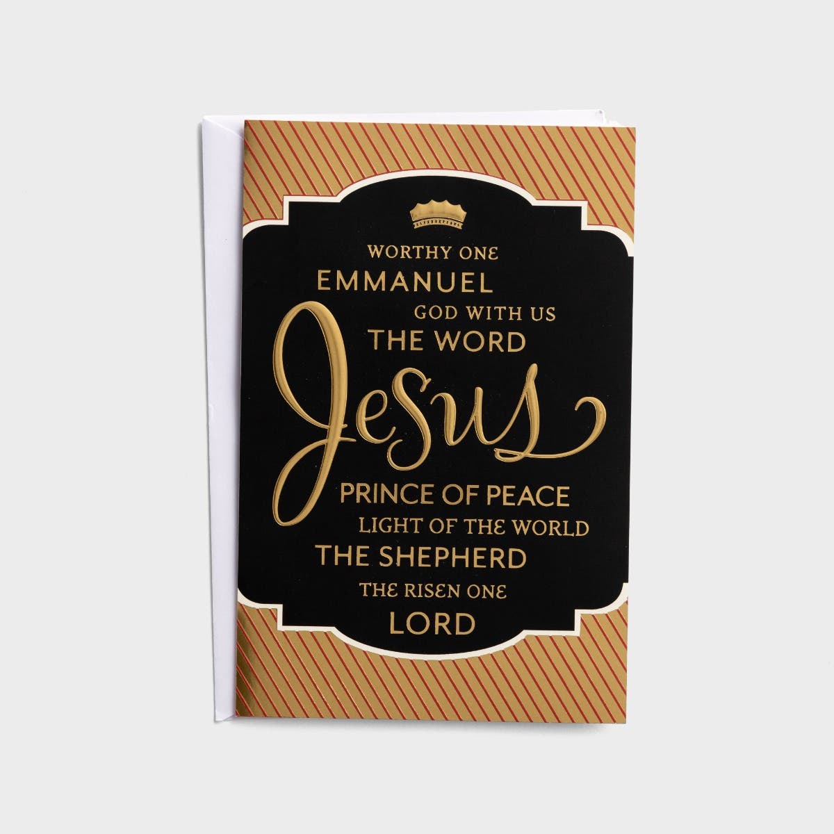 Worthy One - 50 Christmas Boxed Cards and Envelopes, KJV