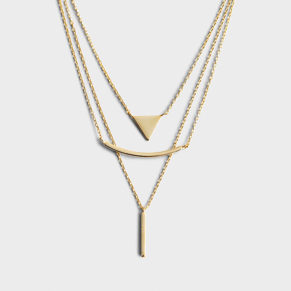 Three. Five. Six. - Gold Necklace