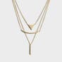Three. Five. Six. - Gold Necklace