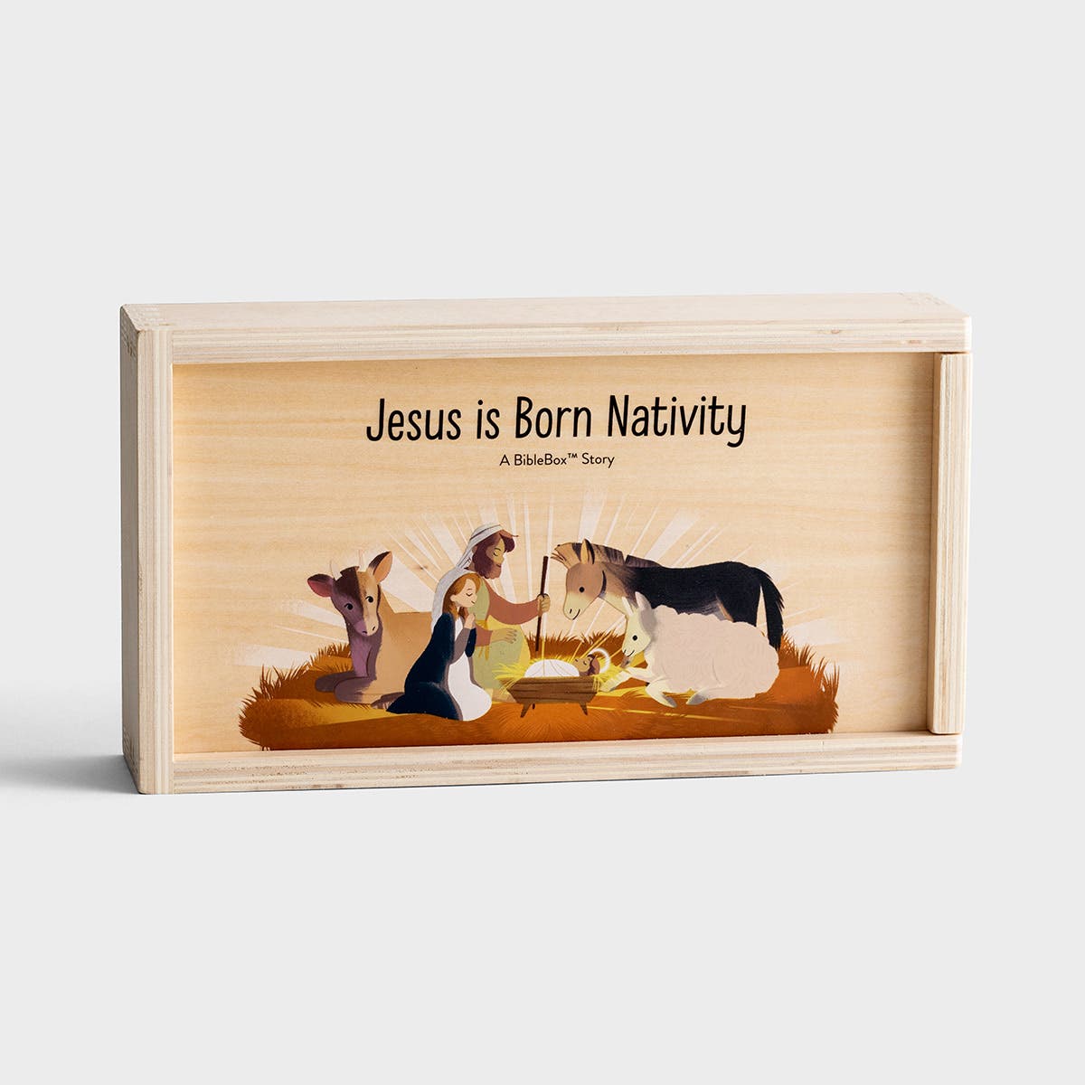 Jesus Is Born - Biblebox Nativity Set