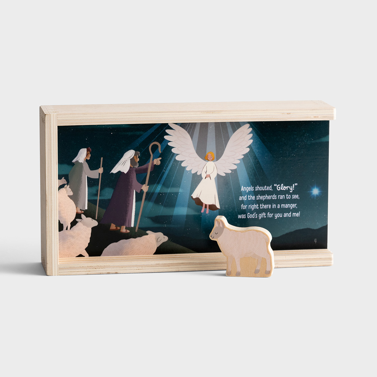Jesus Is Born - BibleBox Nativity and Advent Ornament Book Gift Set